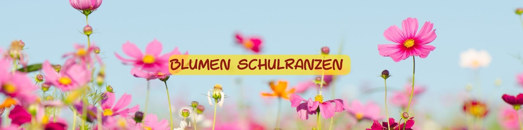 Blumen Schulranzen