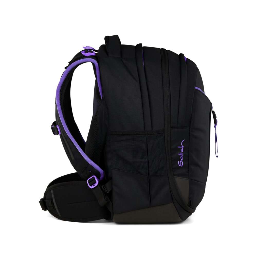 Satch Match Schulrucksack Purple Phantom