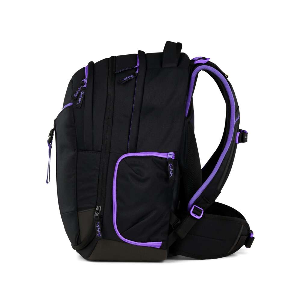 Satch Match Schulrucksack Purple Phantom