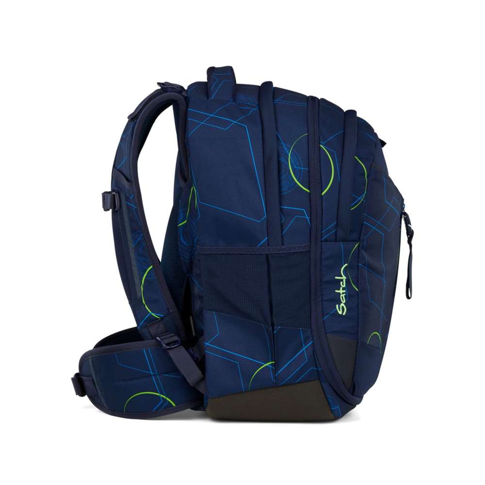 Satch Match Schulrucksack Blue Tech