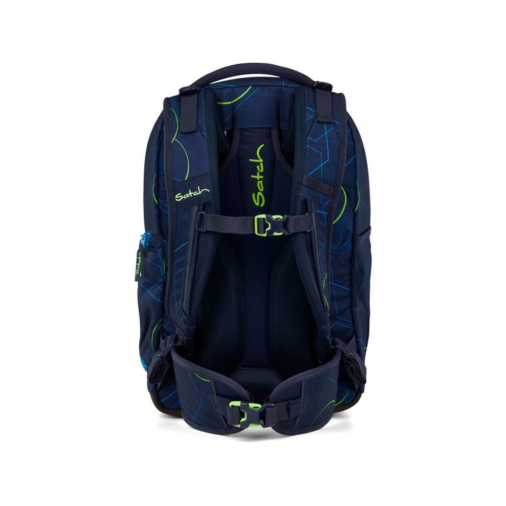Satch Match Schulrucksack Blue Tech