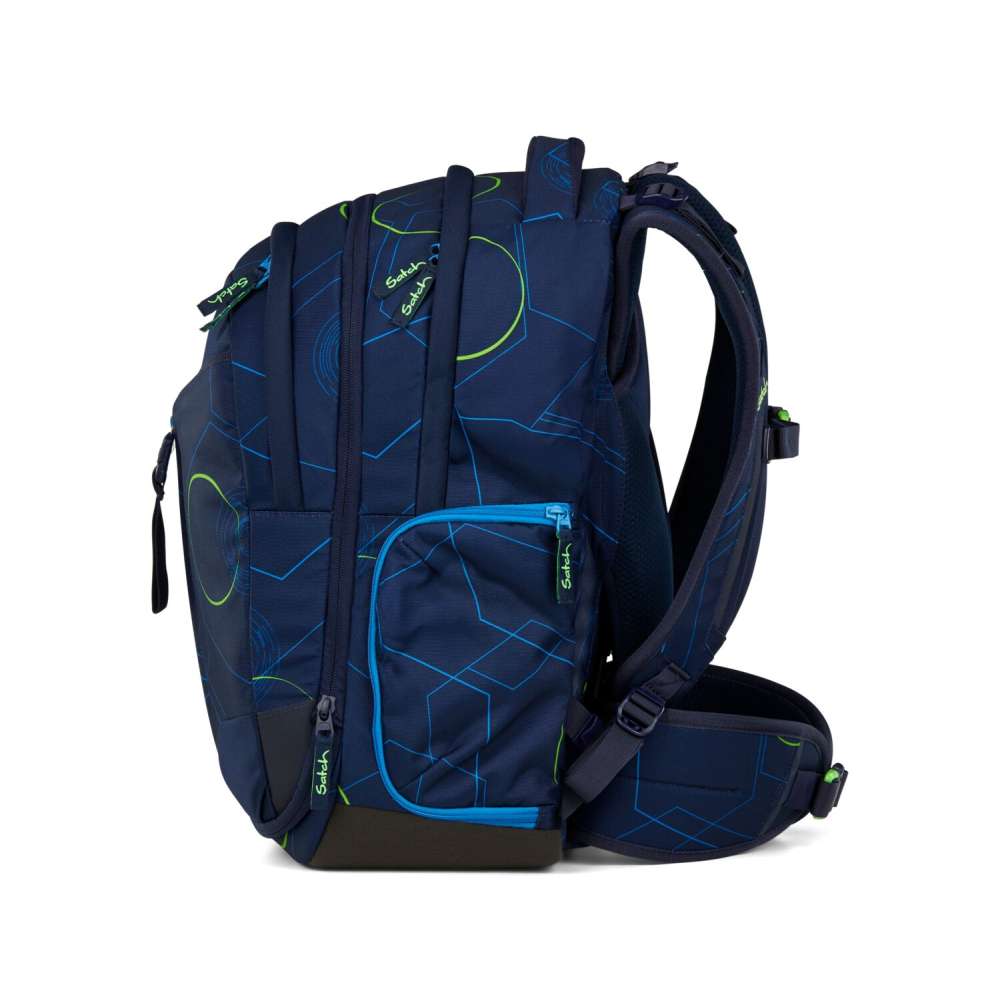 Satch Match Schulrucksack Blue Tech