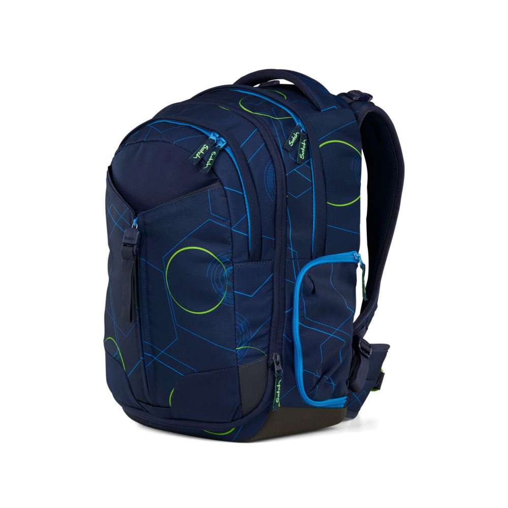 Satch Match Schulrucksack Blue Tech