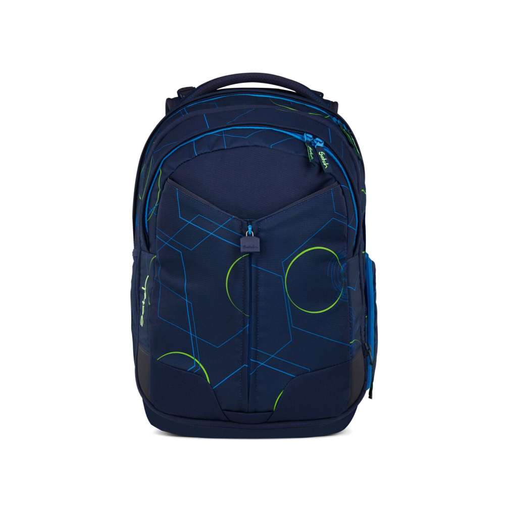 Satch Match Schulrucksack Blue Tech