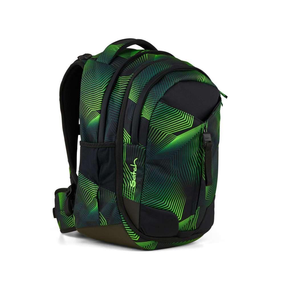 Satch Match Schulrucksack Seismic Green
