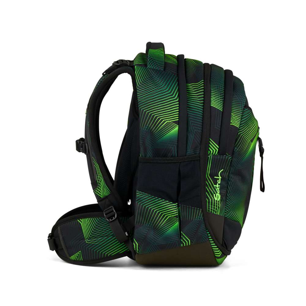Satch Match Schulrucksack Seismic Green