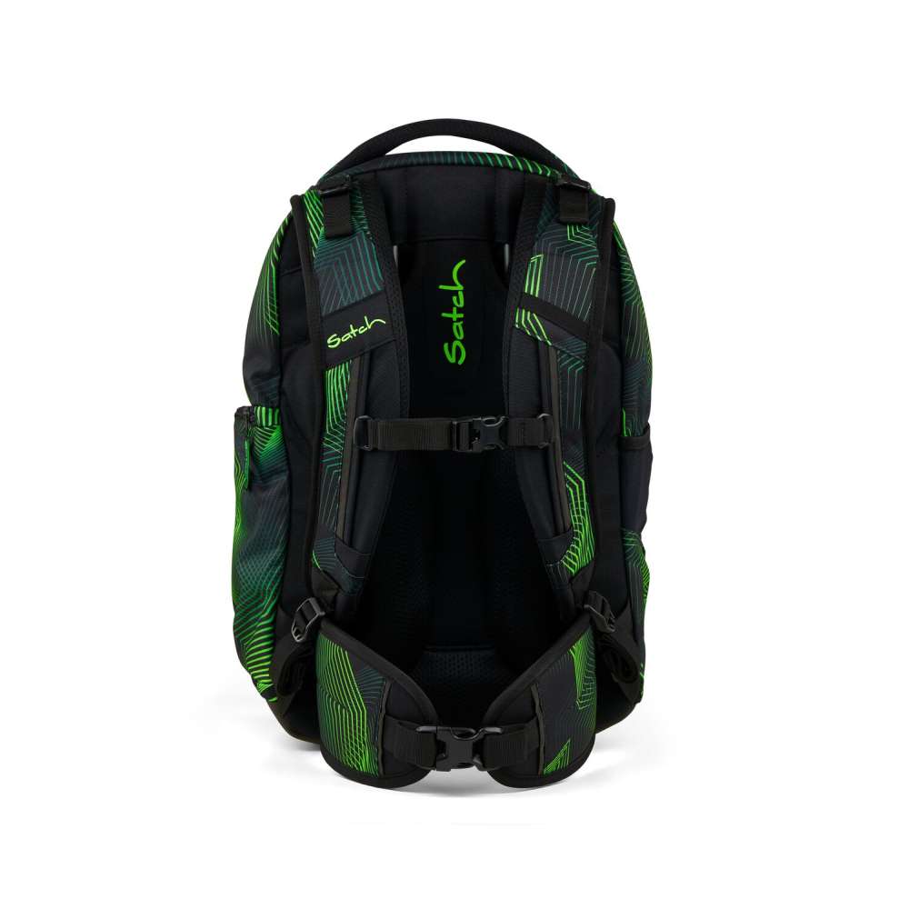 Satch Match Schulrucksack Seismic Green