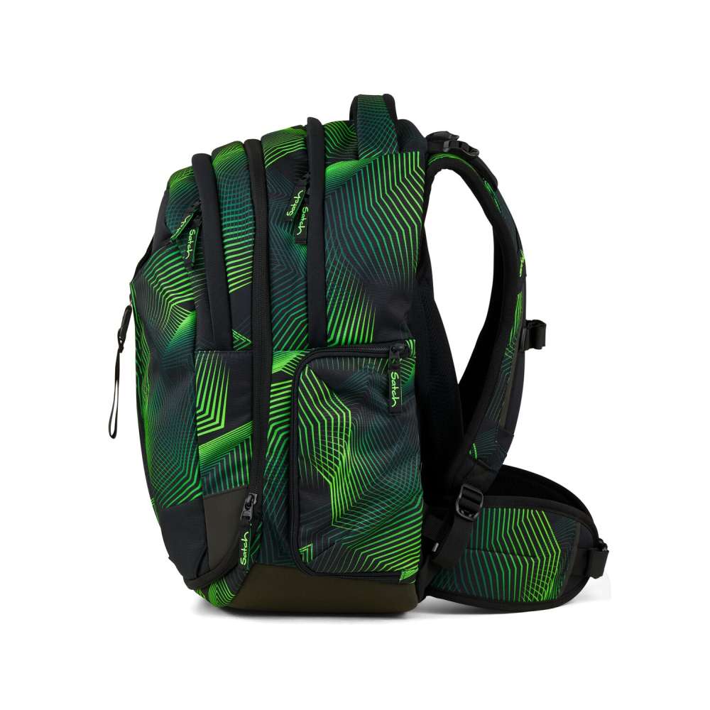 Satch Match Schulrucksack Seismic Green