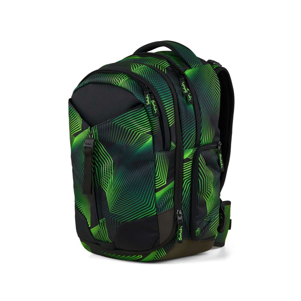 Satch Match Schulrucksack Seismic Green