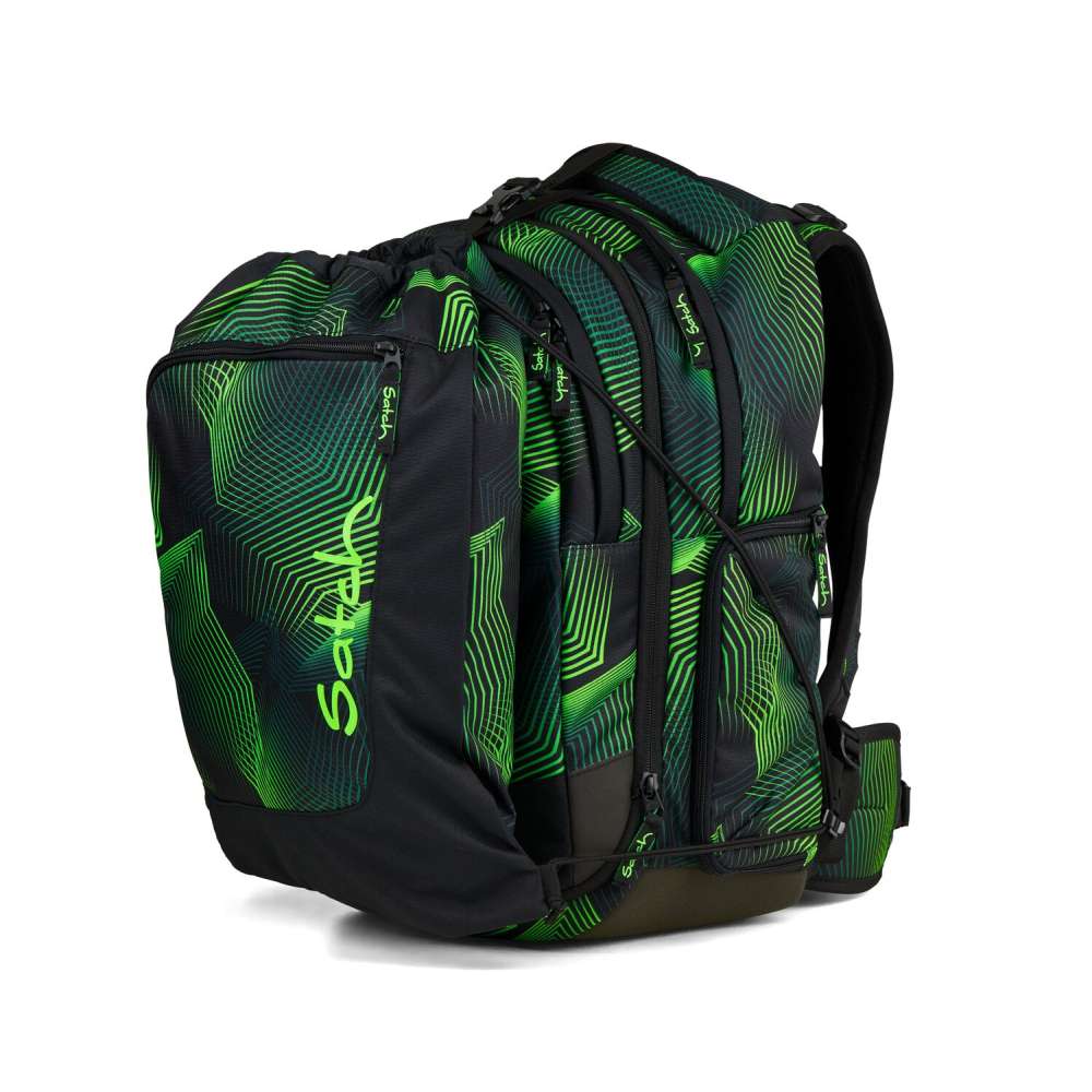 Satch Match Schulrucksack Seismic Green