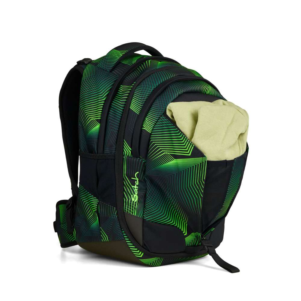 Satch Match Schulrucksack Seismic Green