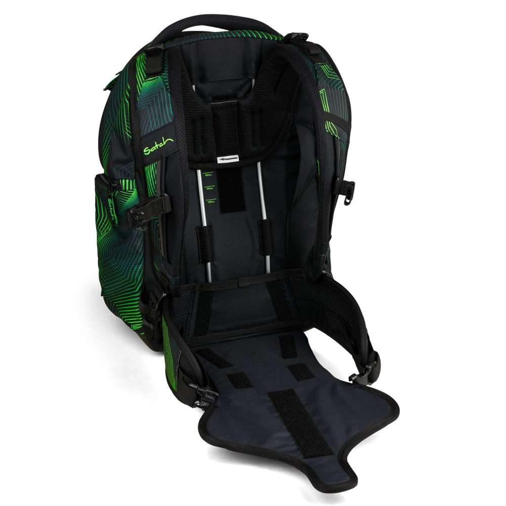 Satch Match Schulrucksack Seismic Green