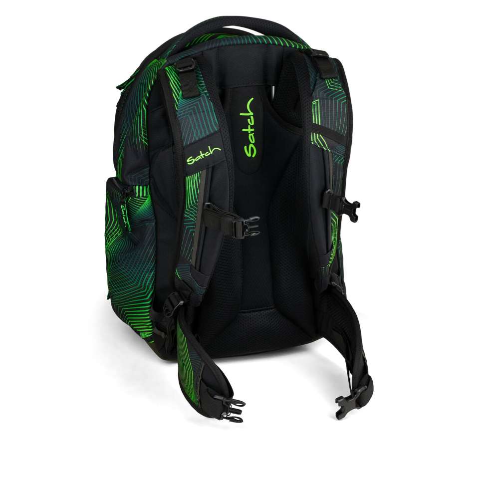 Satch Match Schulrucksack Seismic Green