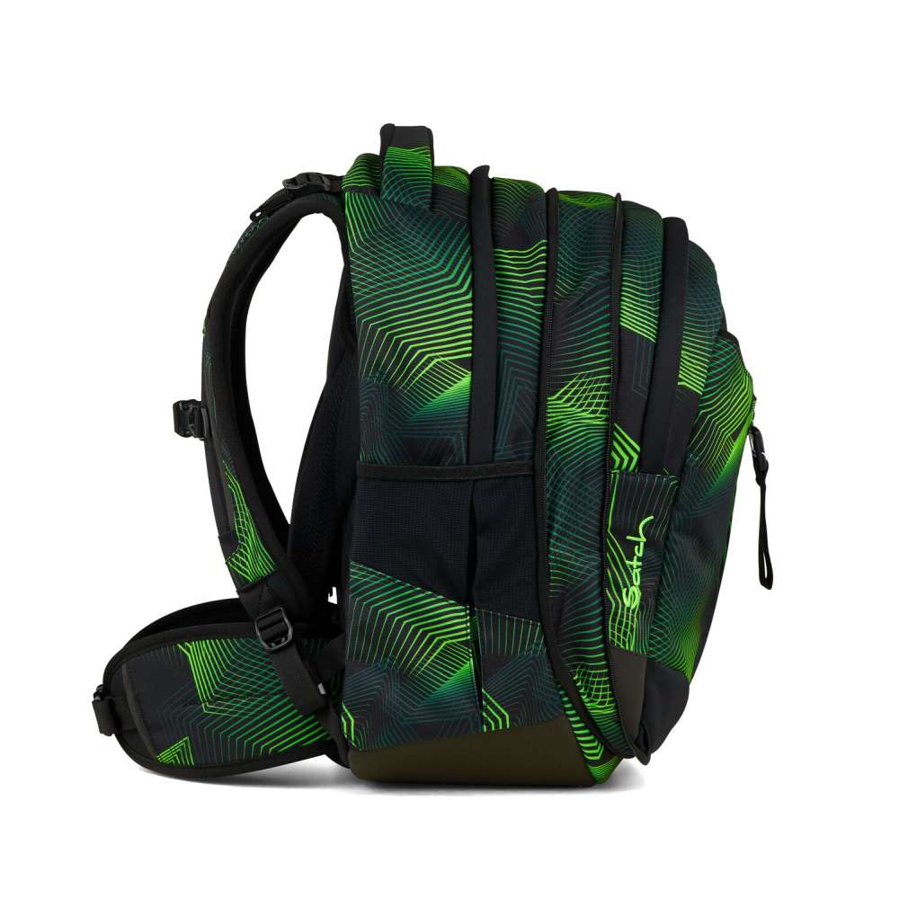Satch Match Schulrucksack Seismic Green