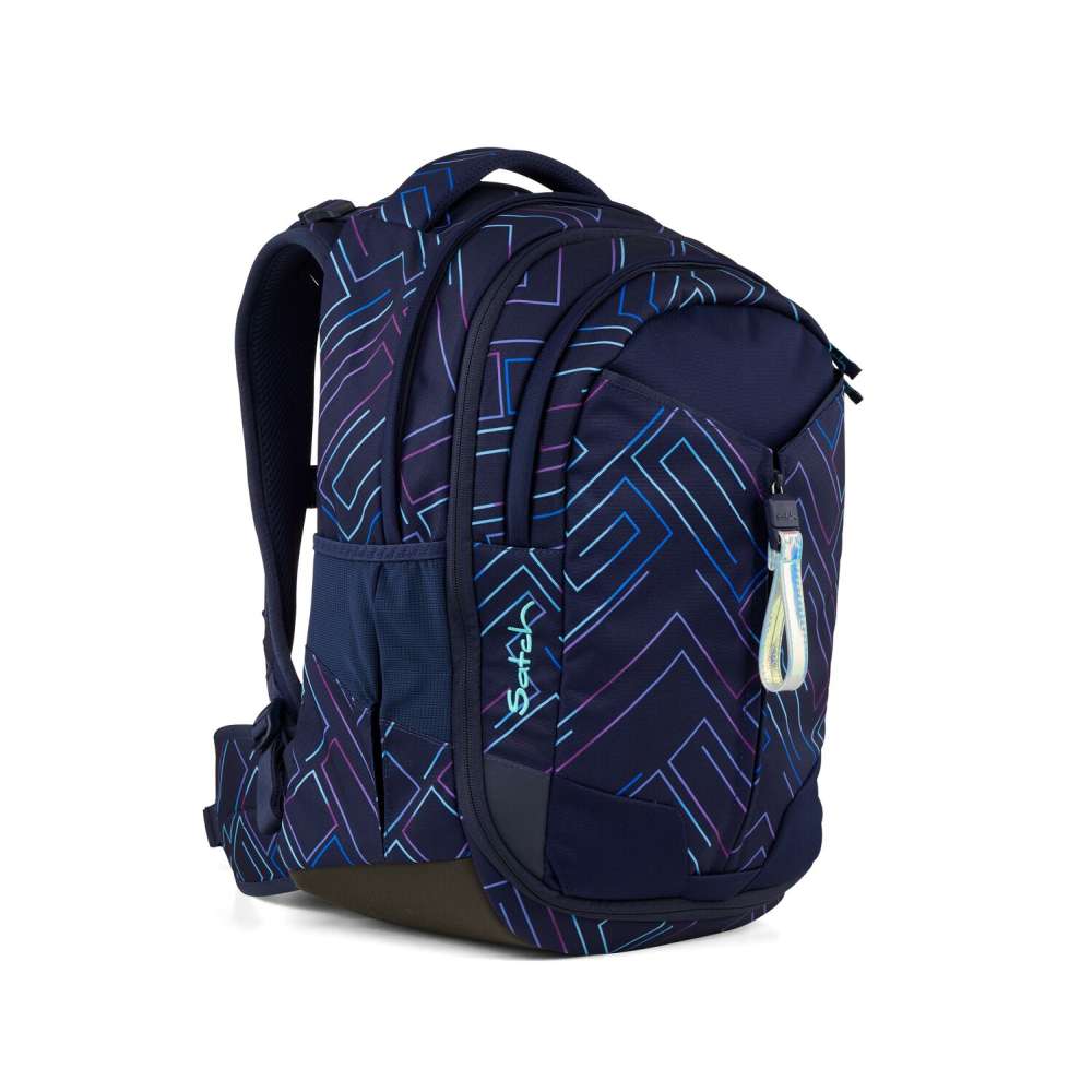 Satch Match Schulrucksack Purple Laser