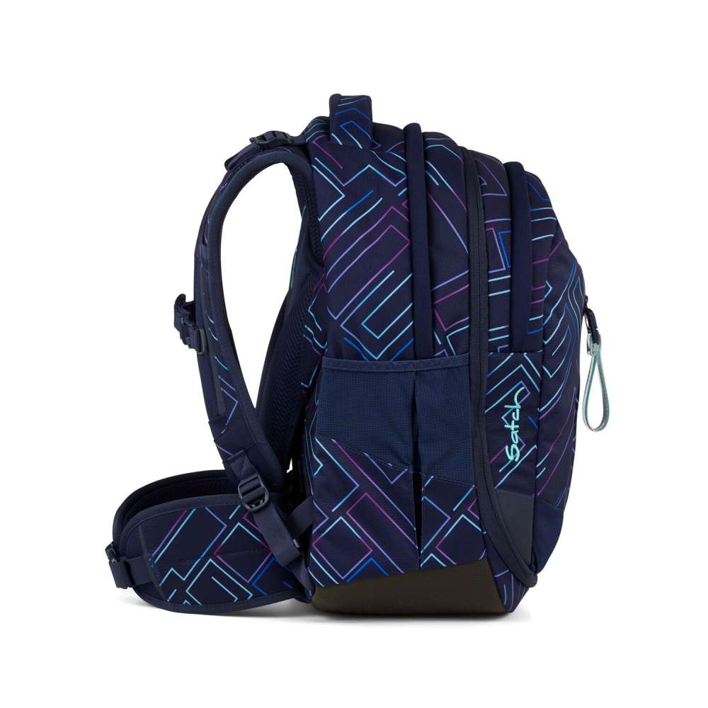 Satch Match Schulrucksack Purple Laser