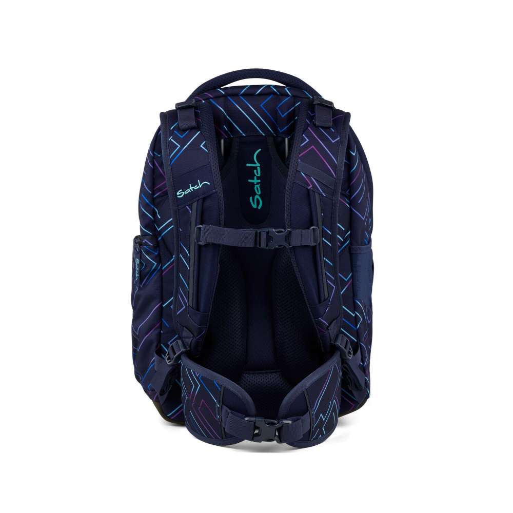 Satch Match Schulrucksack Purple Laser