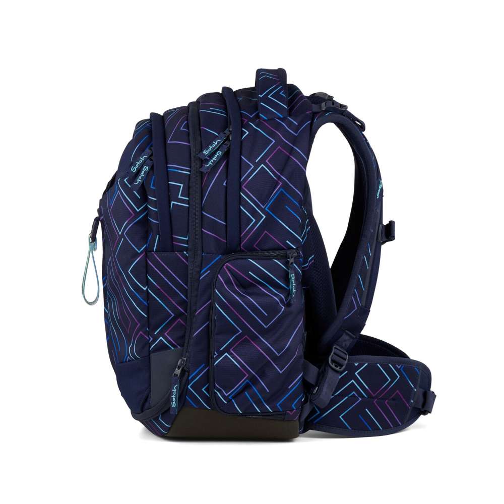 Satch Match Schulrucksack Purple Laser