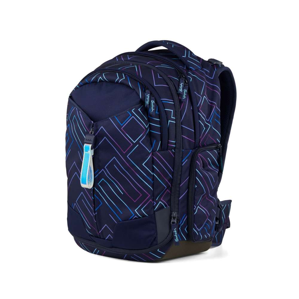 Satch Match Schulrucksack Purple Laser