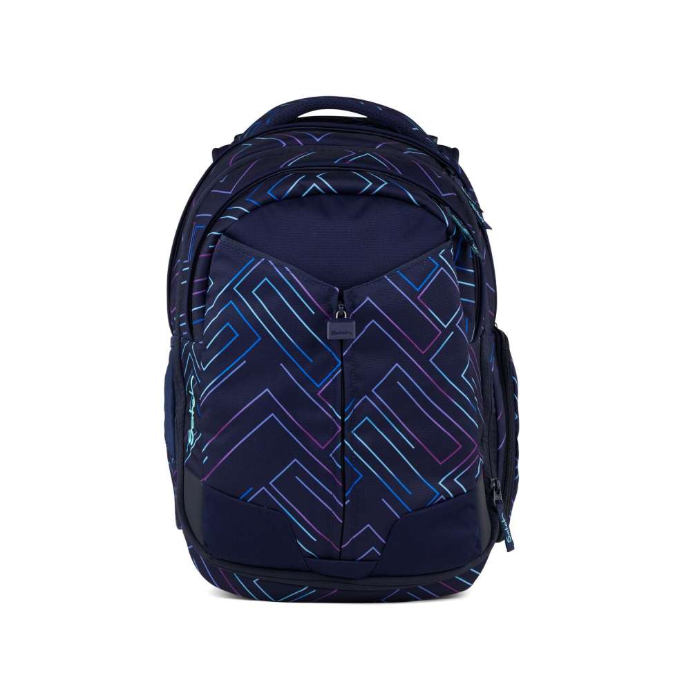 Satch Match Schulrucksack Purple Laser