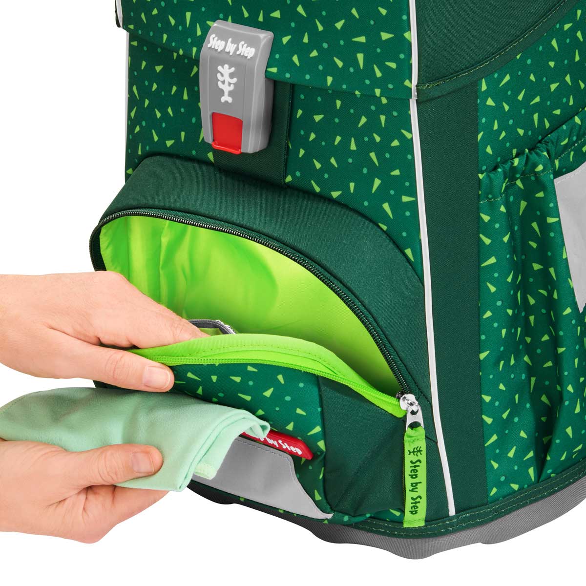 Step by Step Basis Schulranzenset 4tlg. Green Graphics