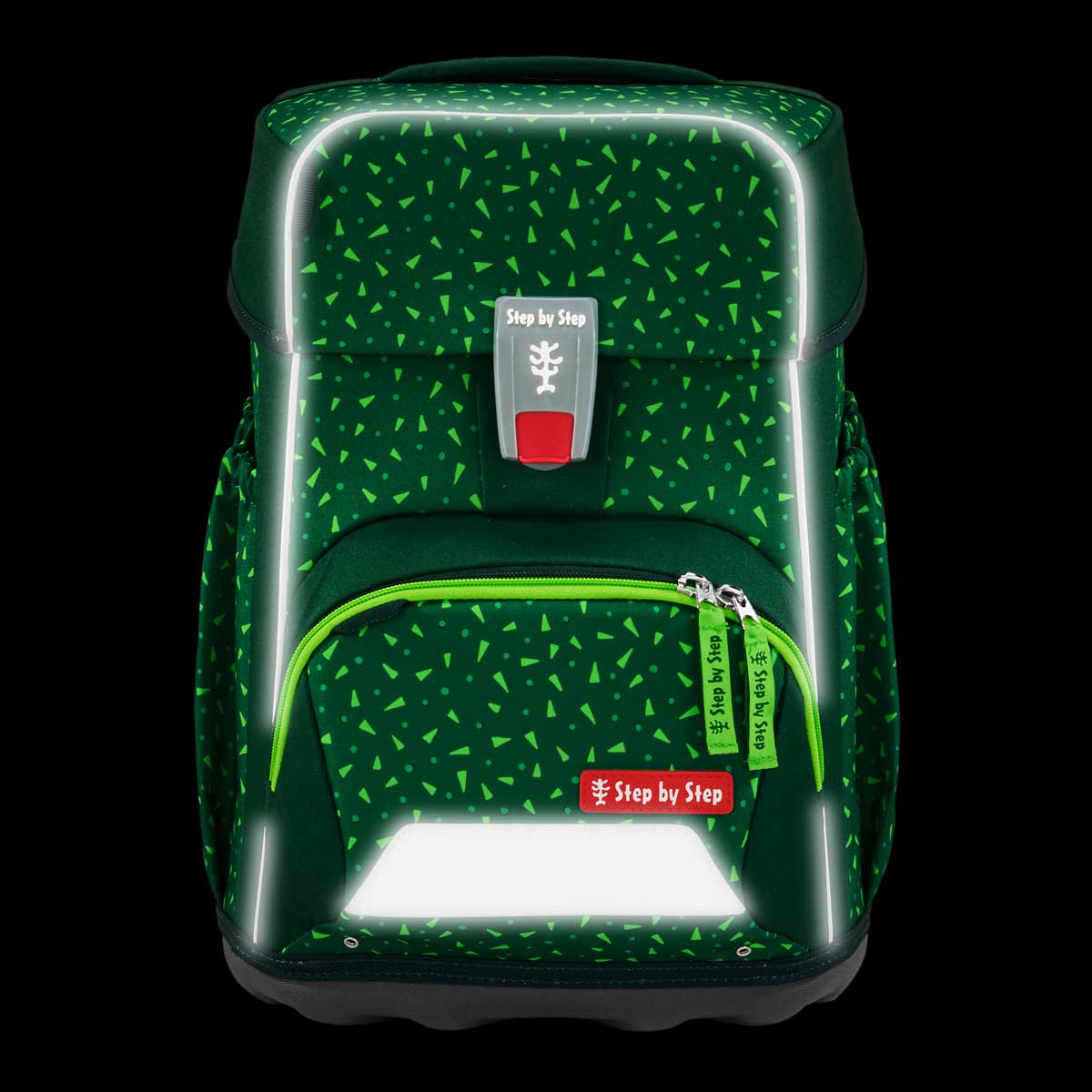 Step by Step Basis Schulranzenset 4tlg. Green Graphics