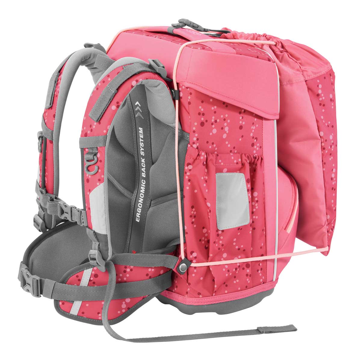 Step by Step Basis Schulranzenset 4tlg. Pink Bubbles