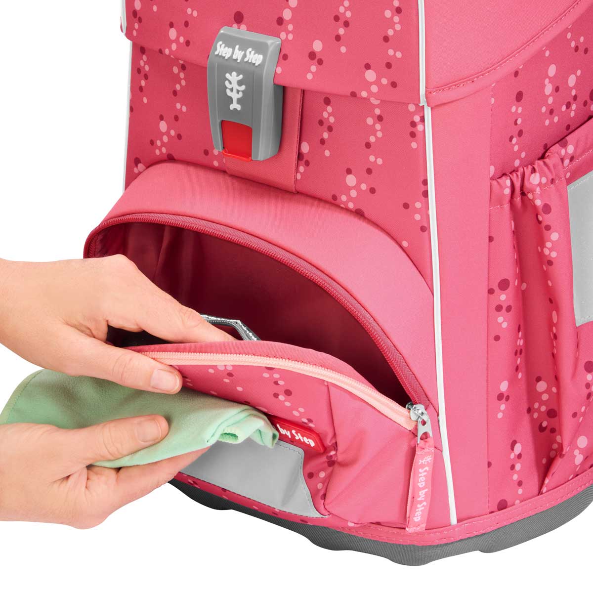 Step by Step Basis Schulranzenset 4tlg. Pink Bubbles