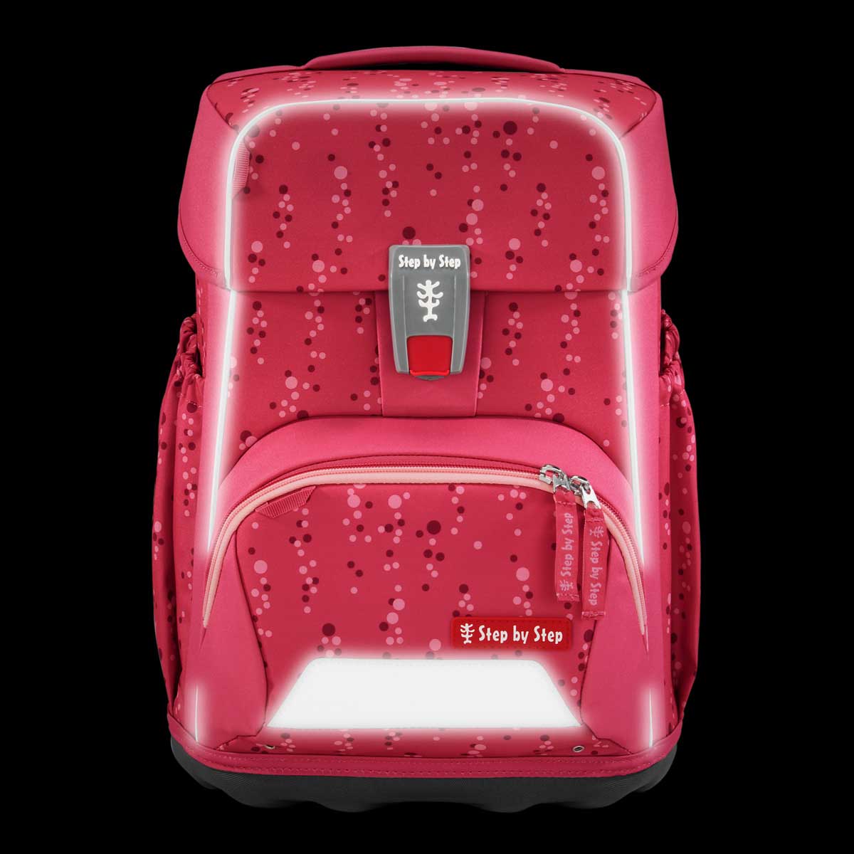 Step by Step Basis Schulranzenset 4tlg. Pink Bubbles