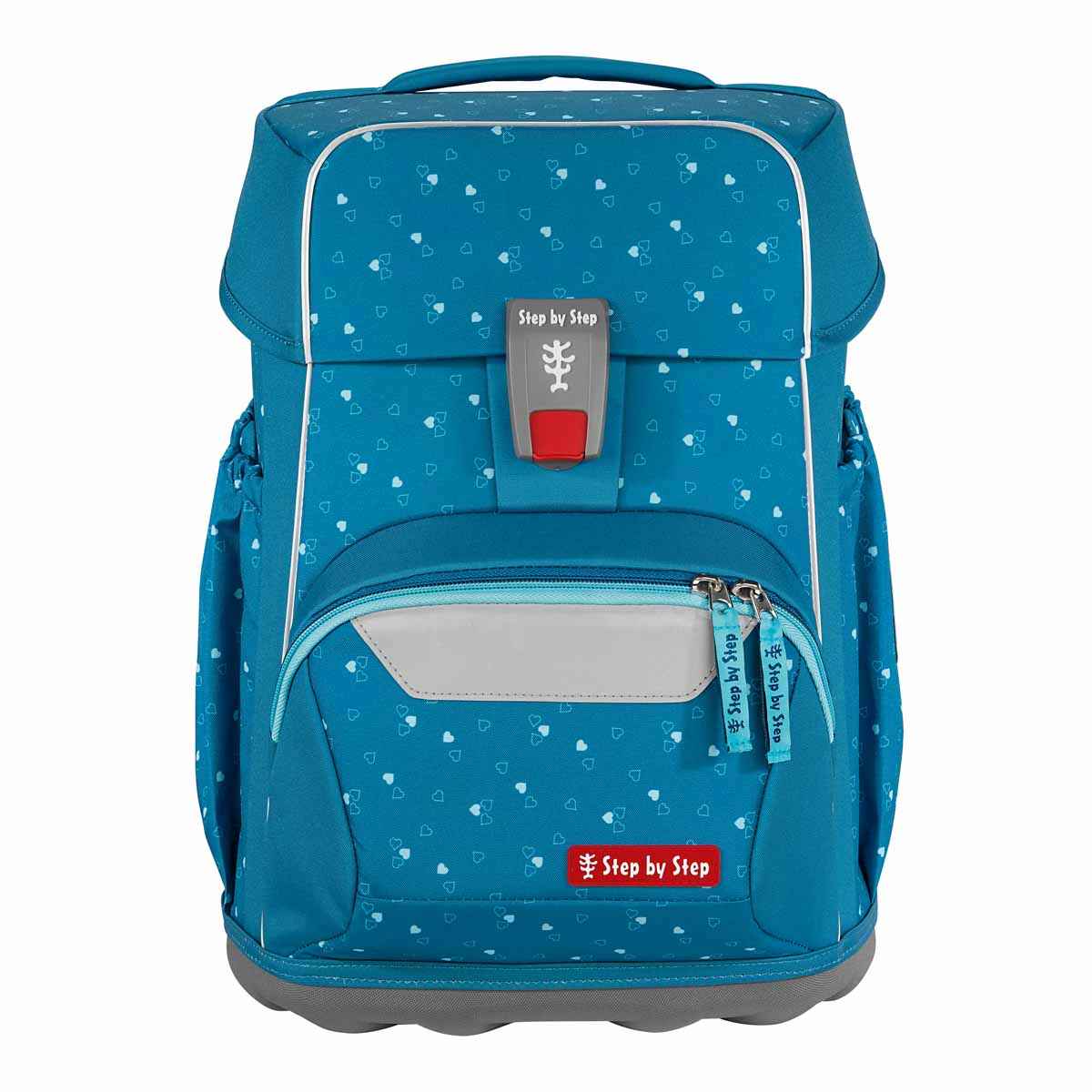 Step by Step Basis Schulranzenset 4tlg. Blue Hearts