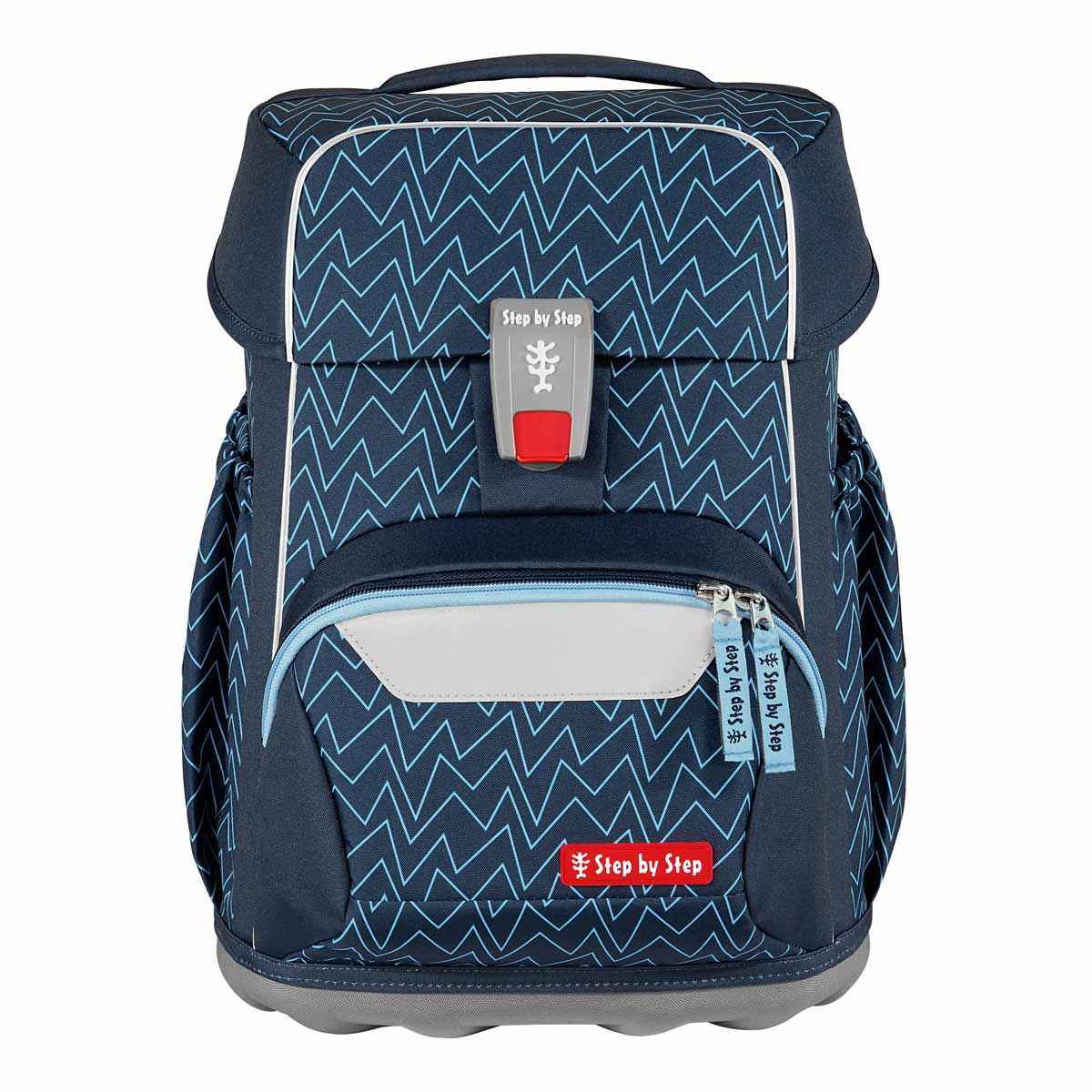 Step by Step Basis Schulranzenset 4tlg. Blue Lines