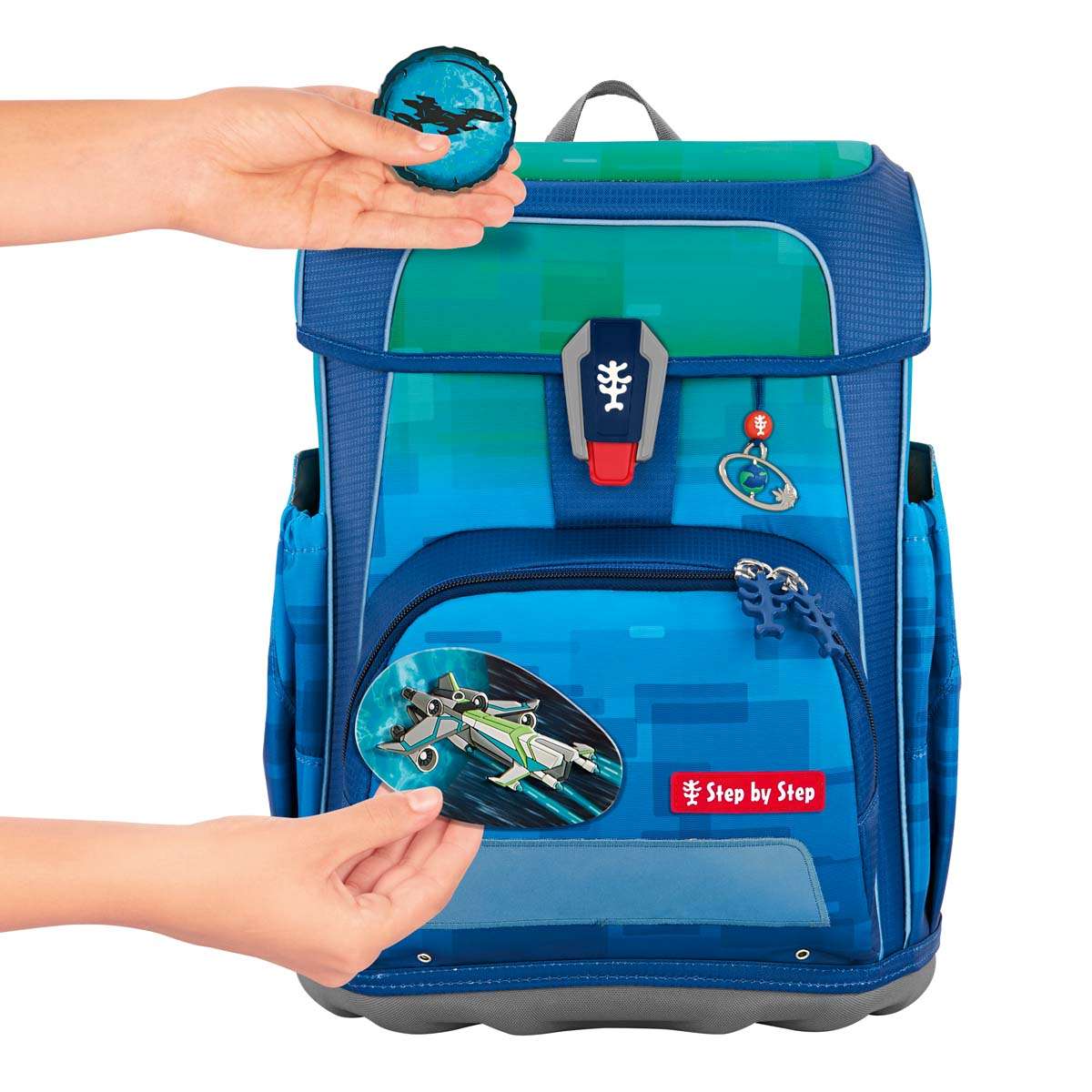 Step by Step Cloud OCEAN Schulranzenset 5tlg. Space Craft Spike