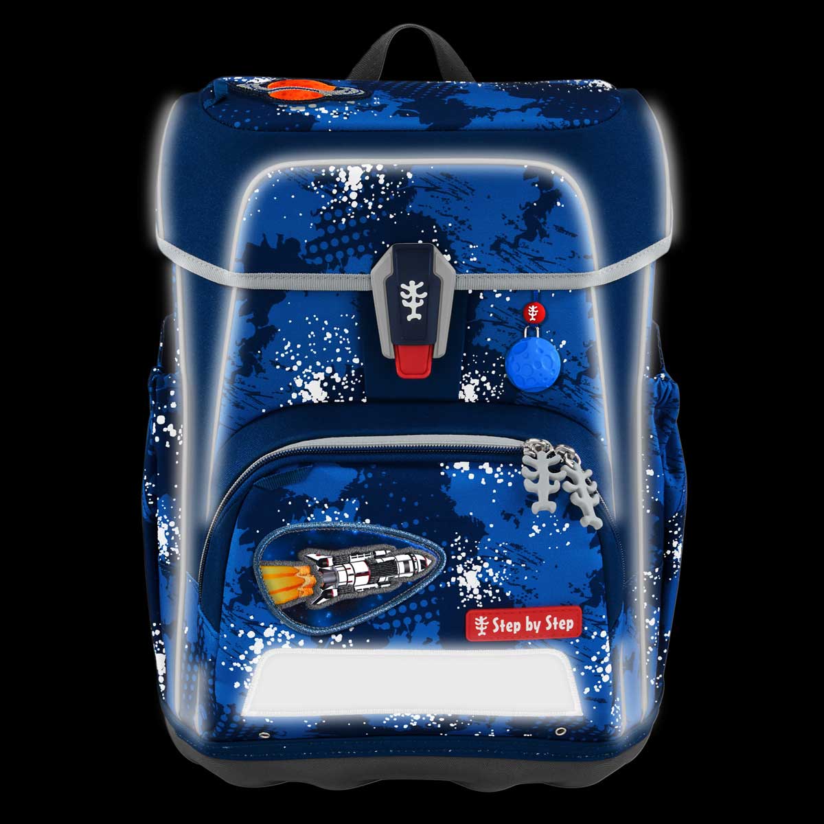 Step by Step Cloud Reflect Schulranzenset 5tlg. Rocket Novo