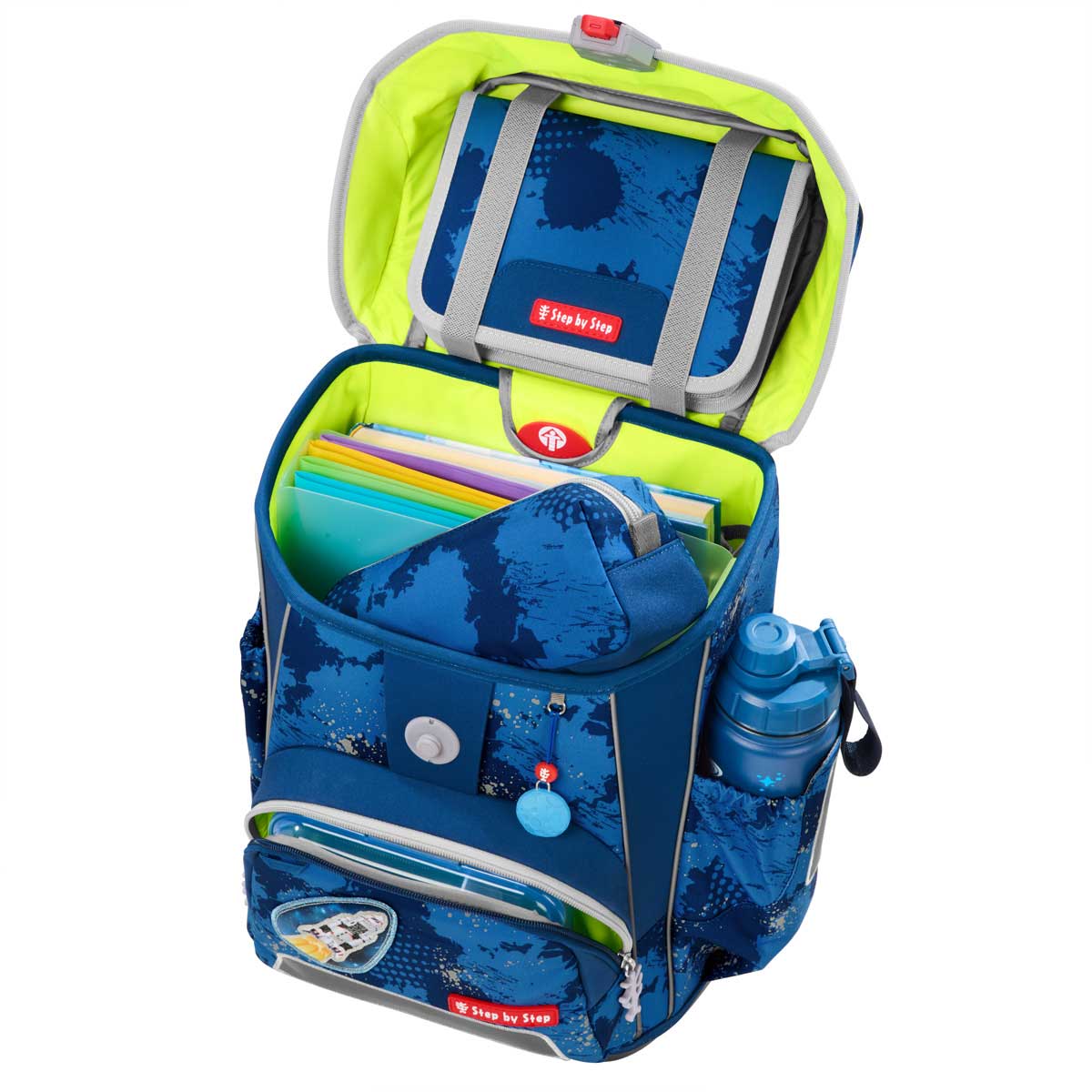 Step by Step Cloud Reflect Schulranzenset 5tlg. Rocket Novo