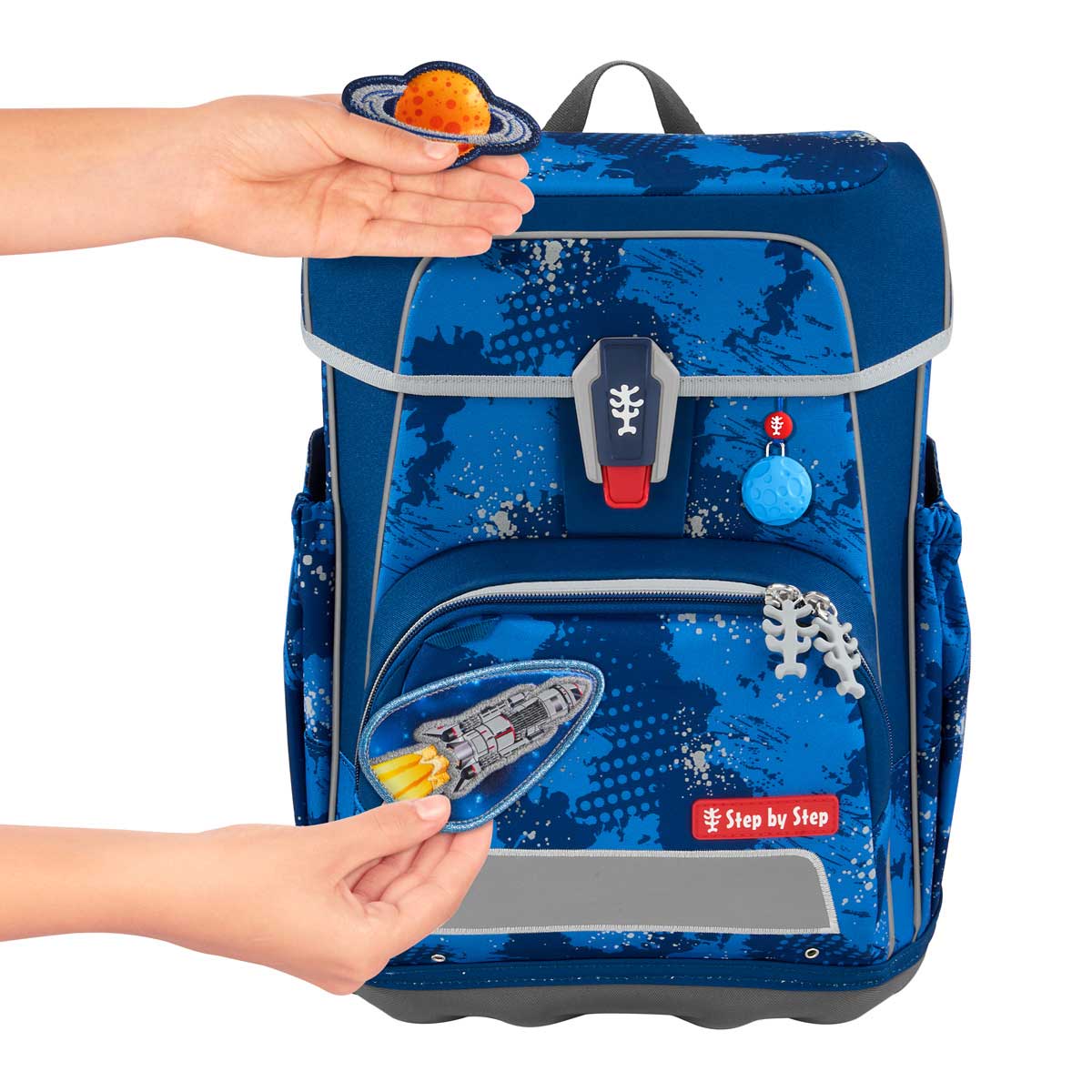 Step by Step Cloud Reflect Schulranzenset 5tlg. Rocket Novo