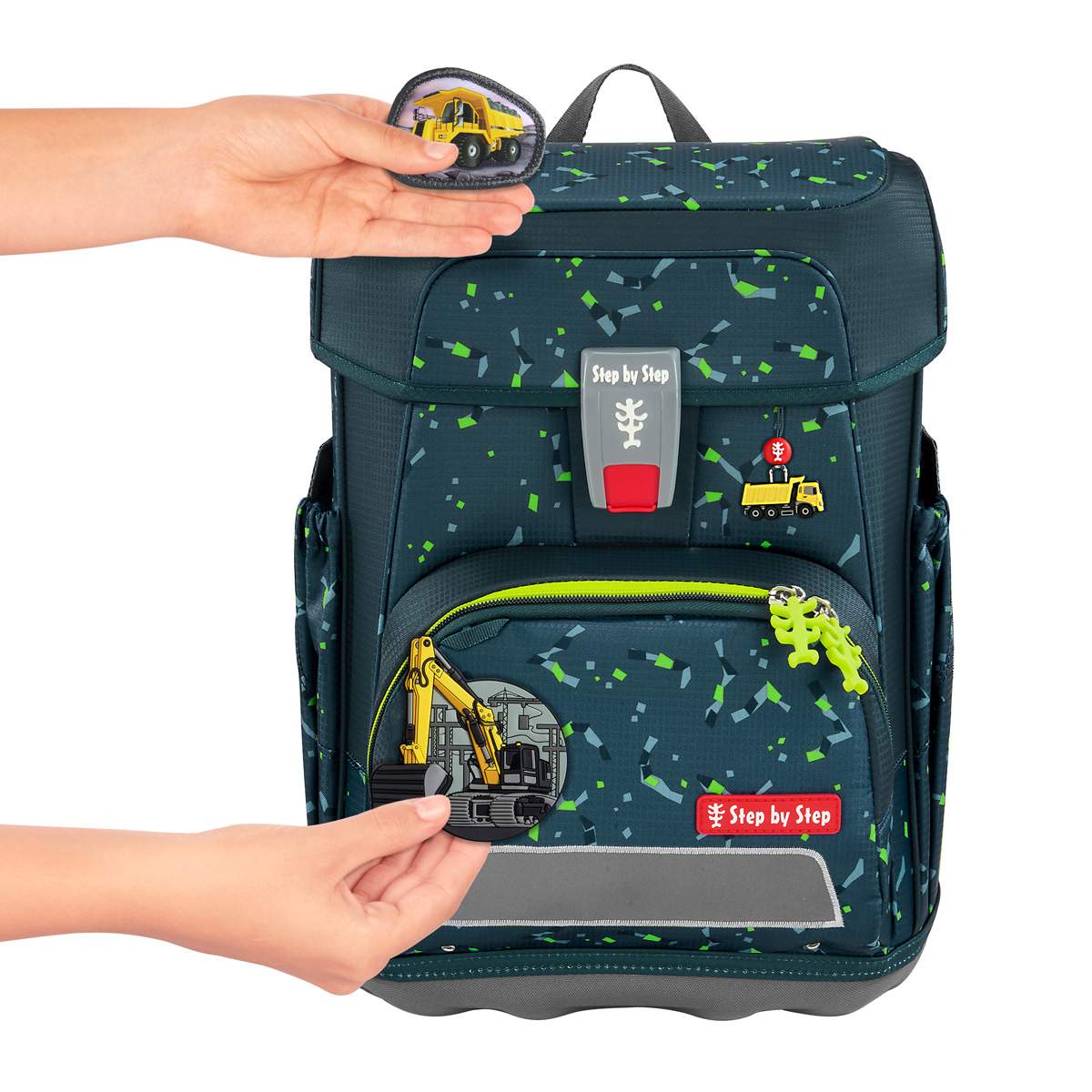 Step by Step Cloud Schulranzenset 5tlg. Bagger Rocco