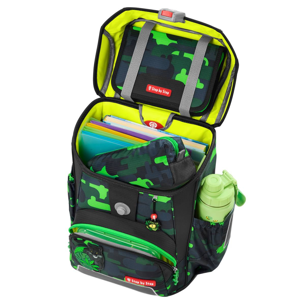 Step by Step Cloud Schulranzenset 5tlg. Black Cat Chiko