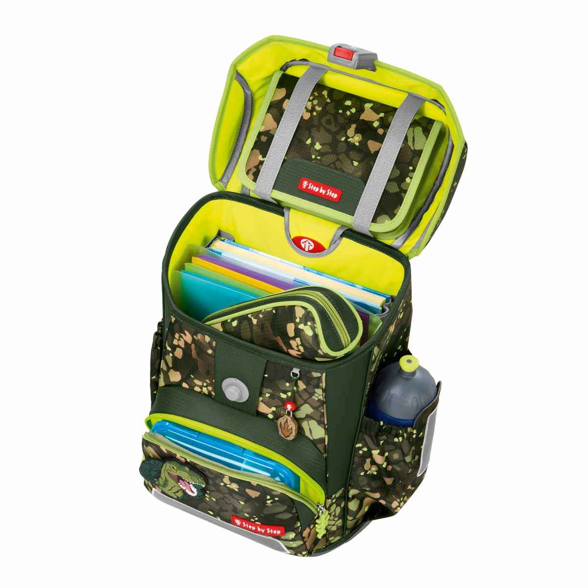 Step by Step Cloud Schulranzenset 5tlg. Dino Torex