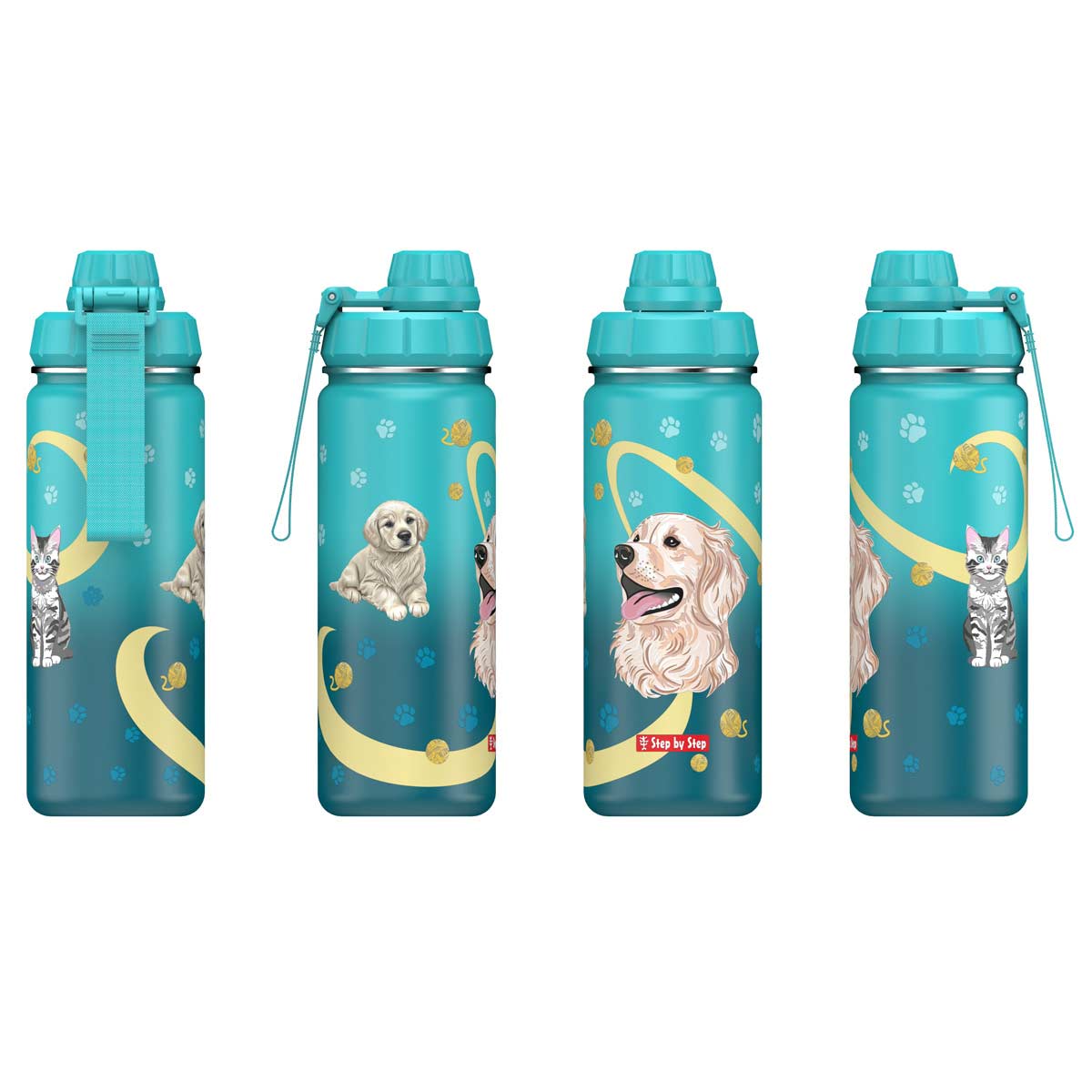 Step by Step Edelstahl Trinkflasche Sweet Pet