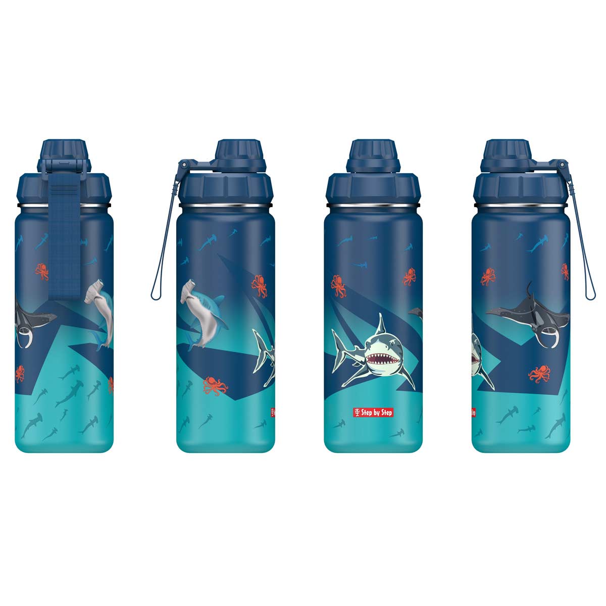 Step by Step Edelstahl Trinkflasche Underwater