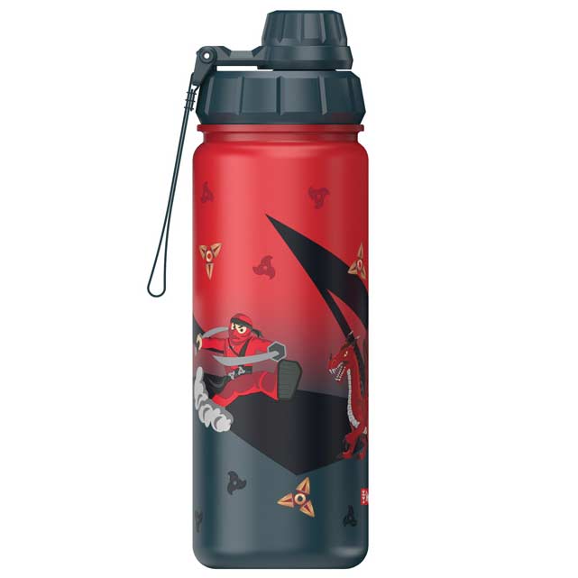 Step by Step Edelstahl Trinkflasche Warrior