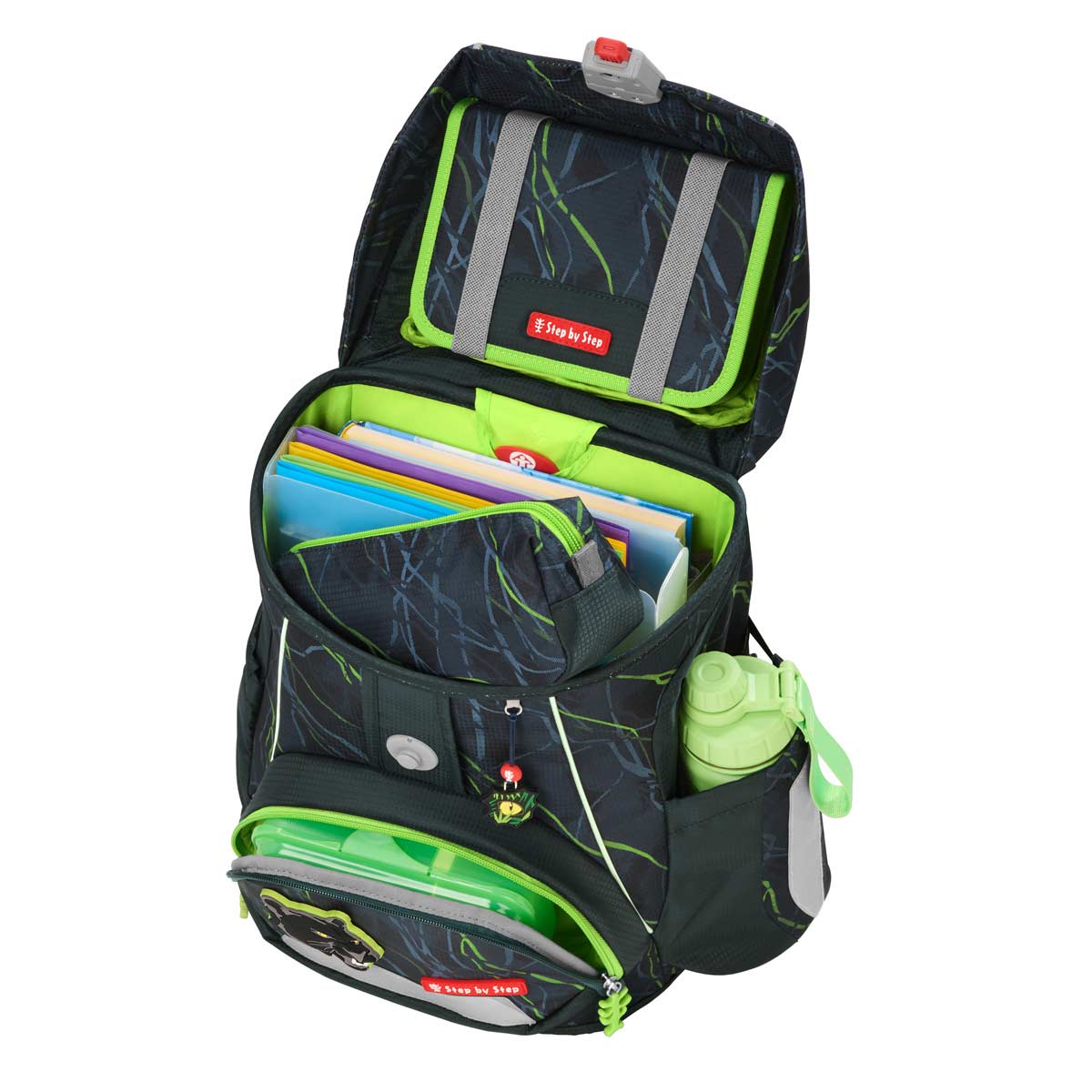 Step by Step FIT Schulranzenset 5tlg. Danger Cat Chiko