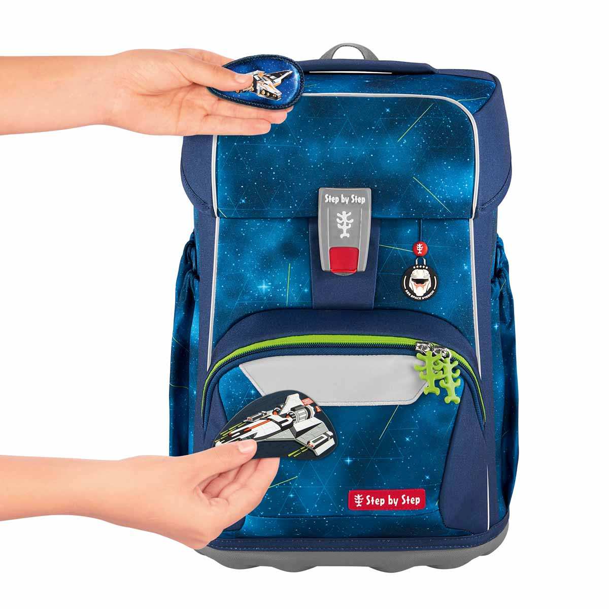 Step by Step Giant Schulranzenset 5tlg. Starship Galactus