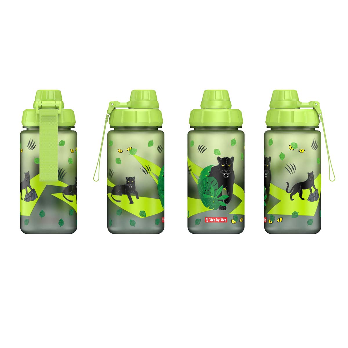 Step by Step Trinkflasche Black Cat