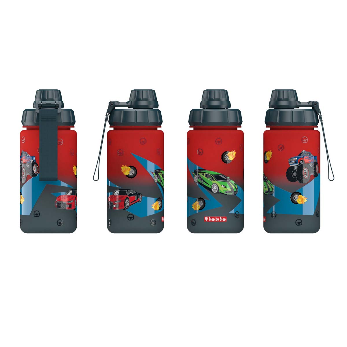 Step by Step Trinkflasche Car