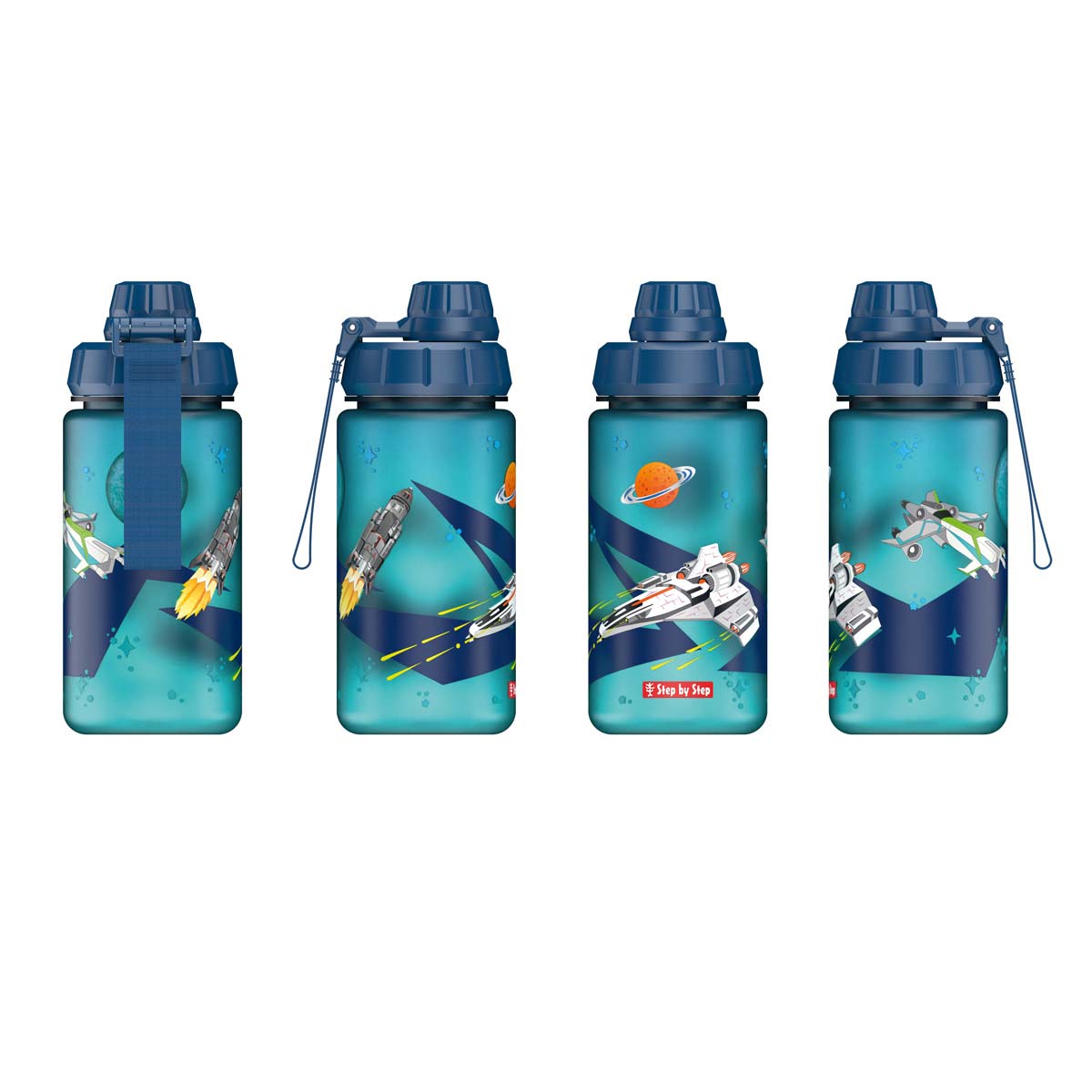Step by Step Trinkflasche Starship