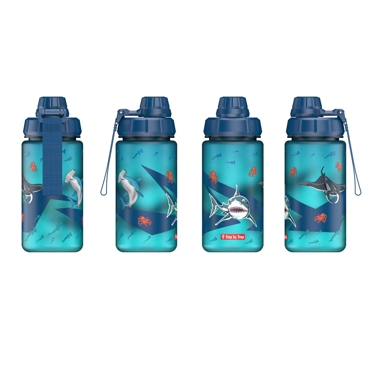 Step by Step Trinkflasche Underwater