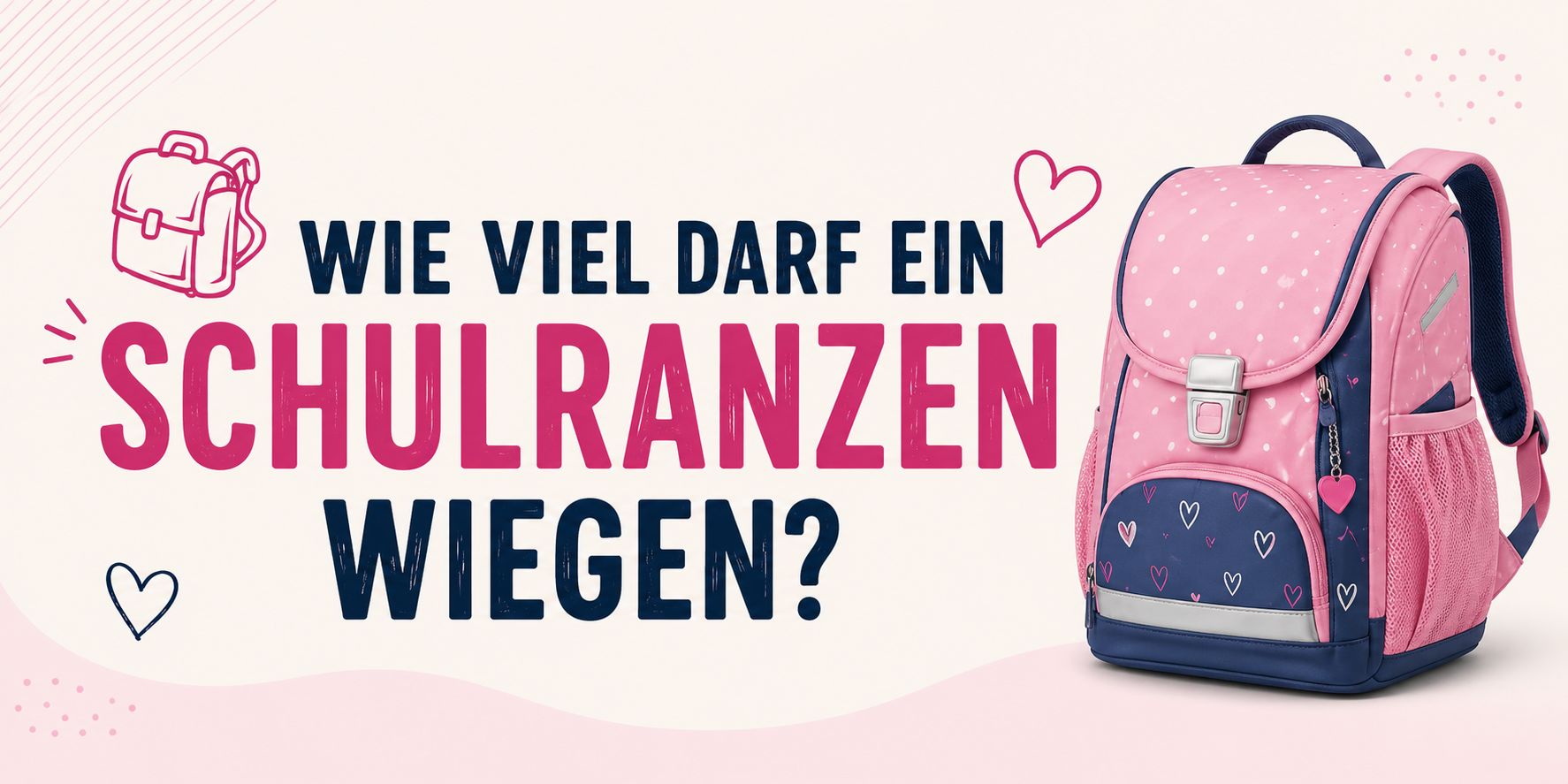 Wie viel darf ein Schulranzen wiegen?