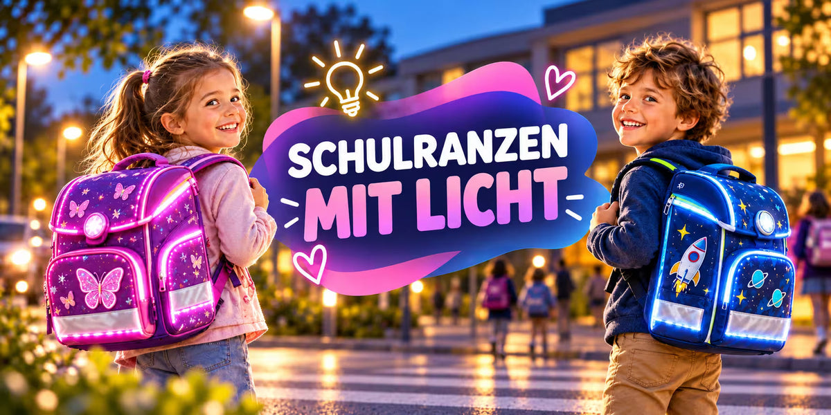 Schulranzen mit Licht