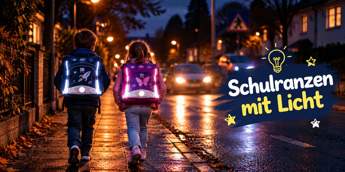 Schulranzen mit Licht